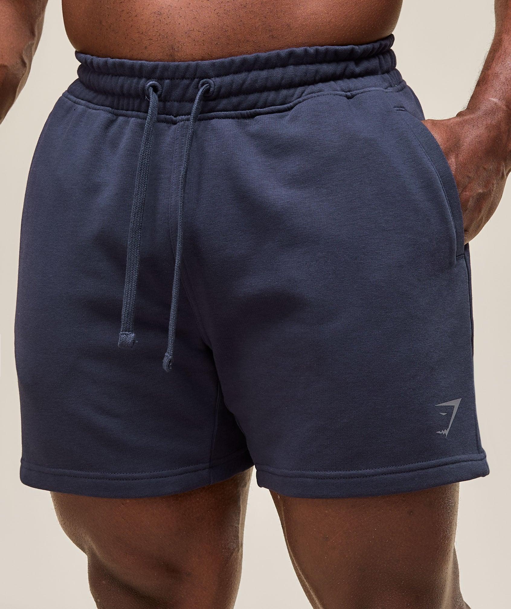 Gymshark Power 5" Shorts - Heavy Blue Male Product Image