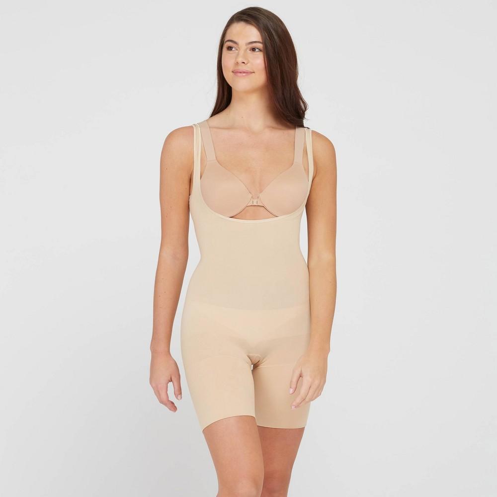 ASSETS by SPANX Womens Remarkable Results All-In-One Body Slimmer - Light Beige XL Product Image