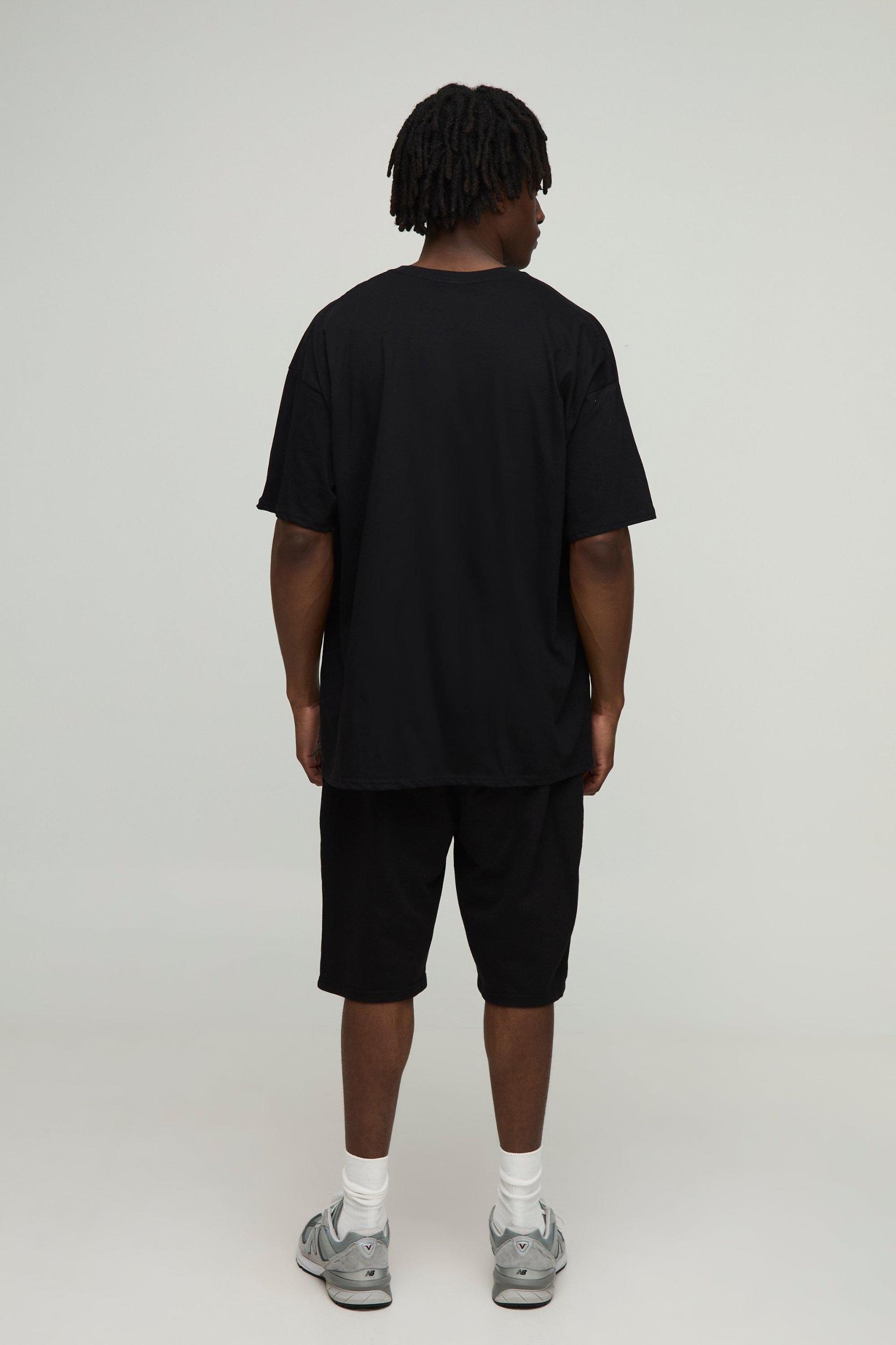 2 Pack Basic Oversized Crew Neck T-Shirts | boohooMAN USA Product Image