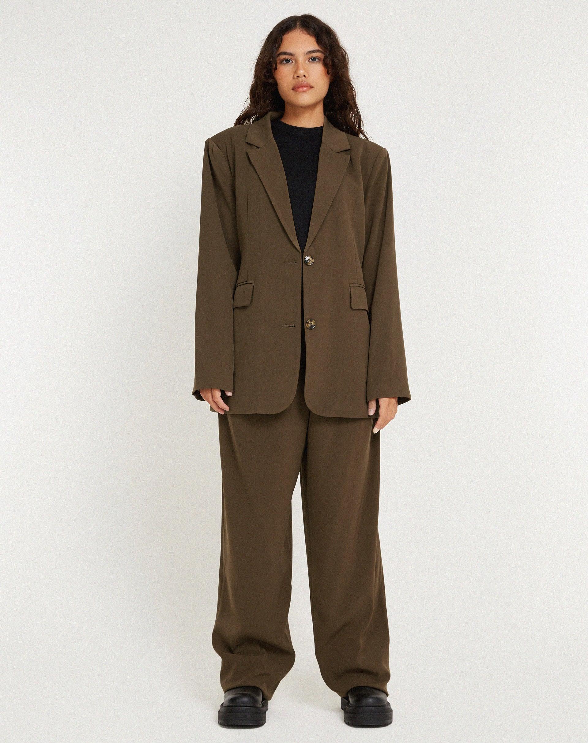 Maiwa Blazer in Tailoring Truffle Product Image