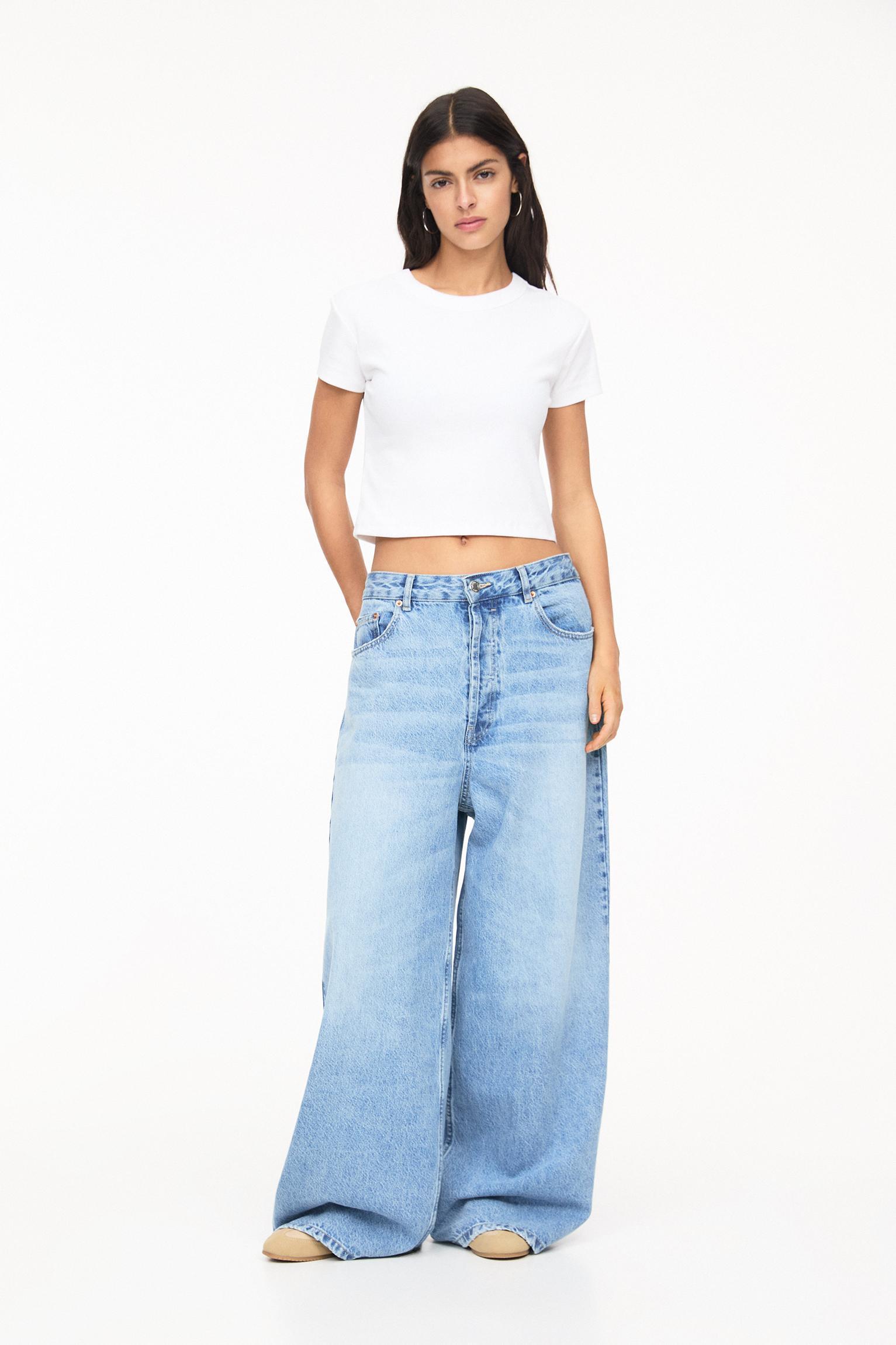 Ribbed cropped T-shirt Product Image