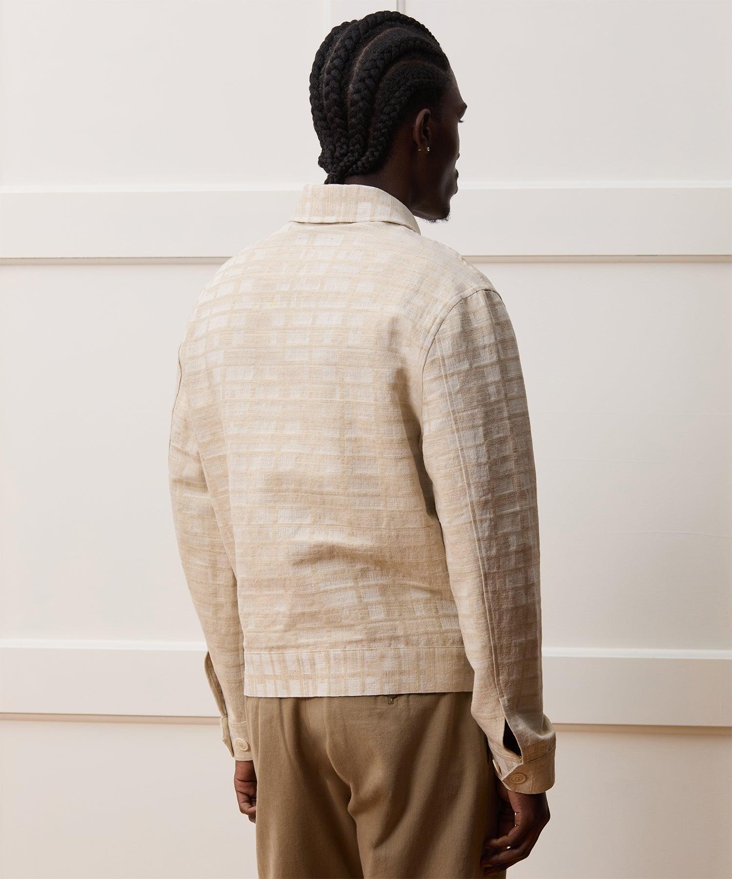 Textured Linen-Cotton Station Jacket Product Image