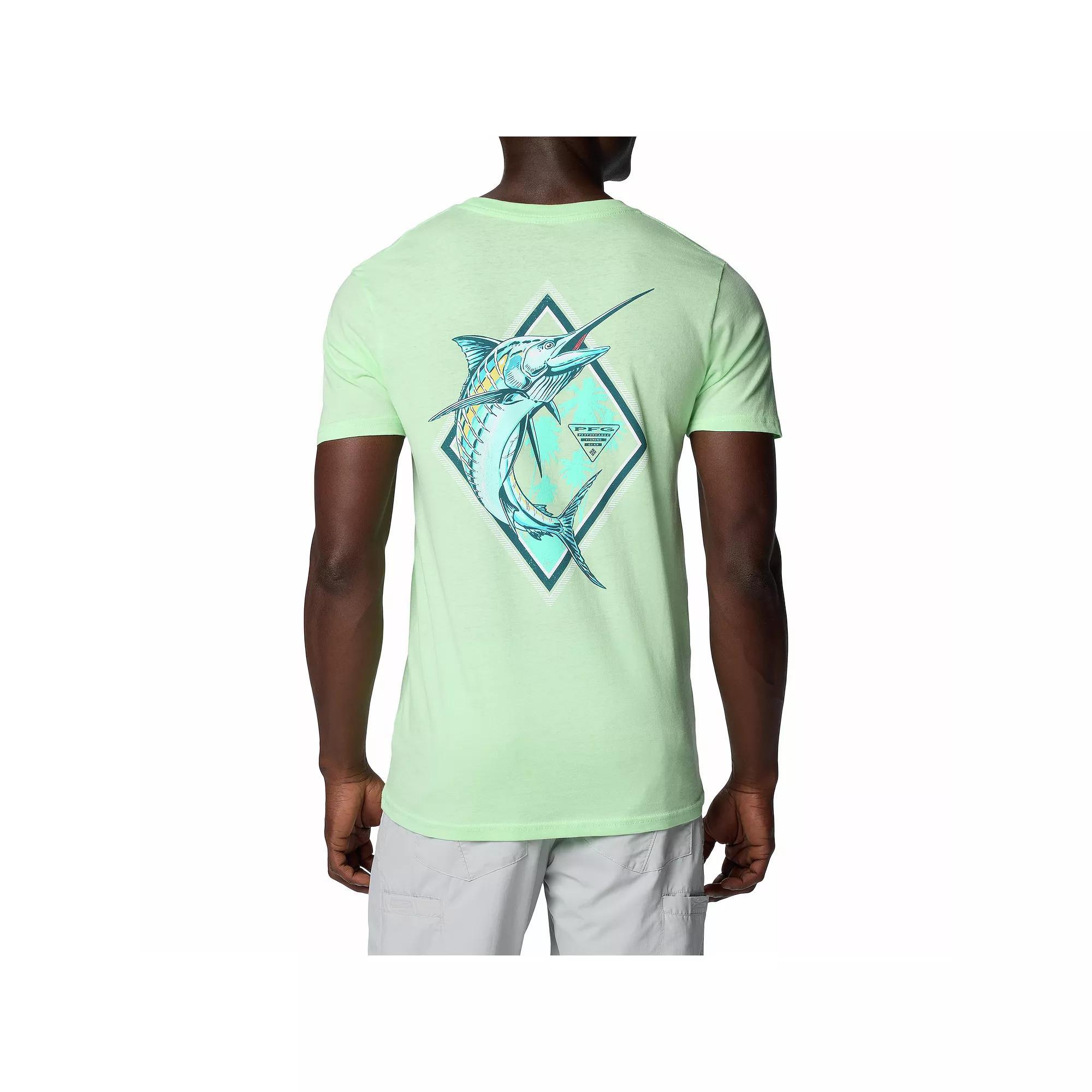 Men's Columbia Performance Fishing Gear Short Sleeve Graphic Tee, Size: XXL, Key West Product Image