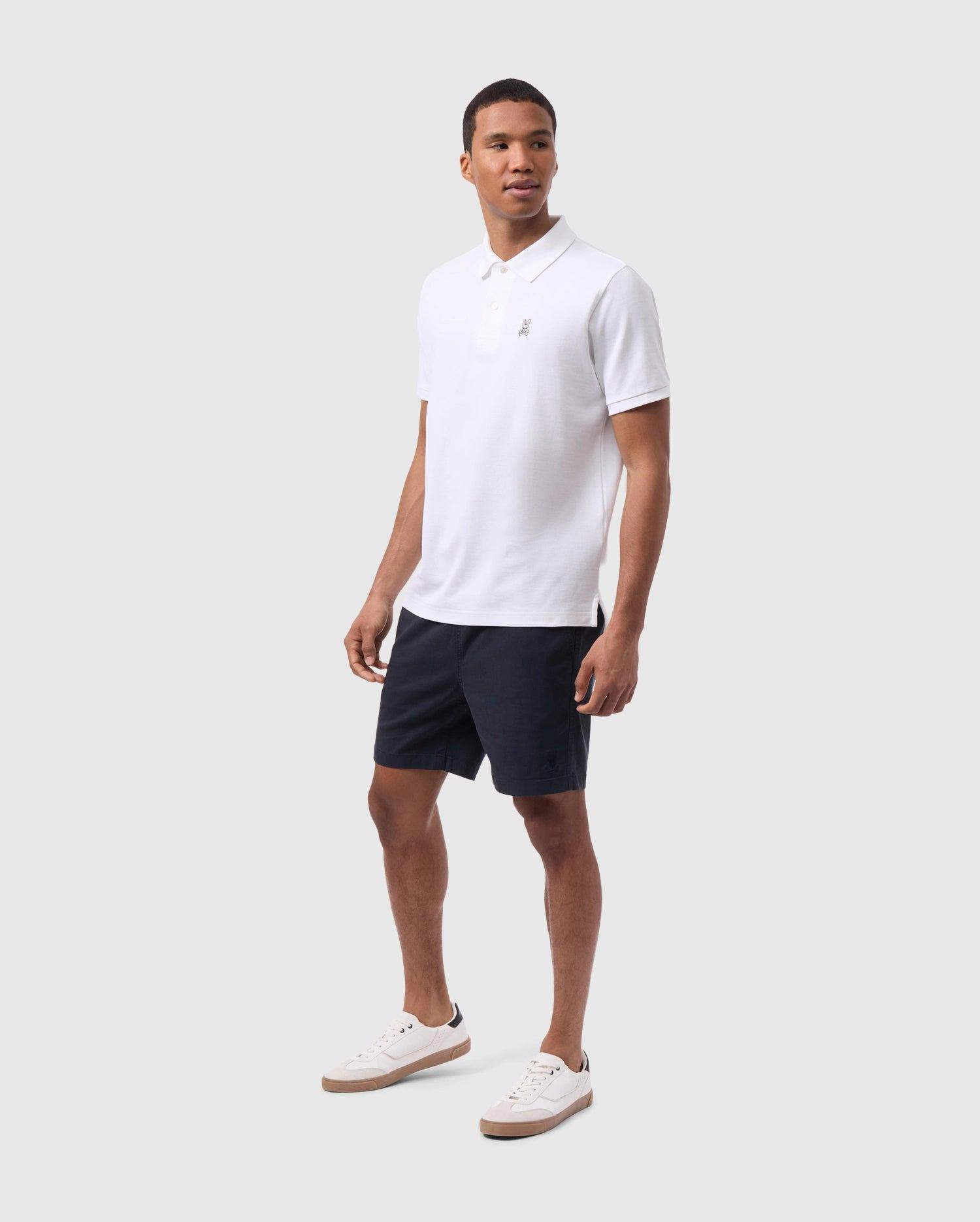 MENS WILLIS STRETCH TENCEL SHORT - B6R239Y1WB Male Product Image