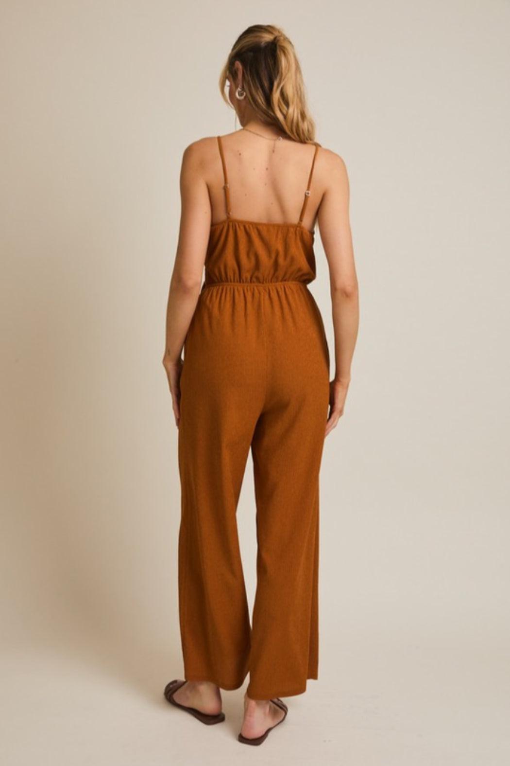 Spaghetti Strap Jumpsuit Product Image
