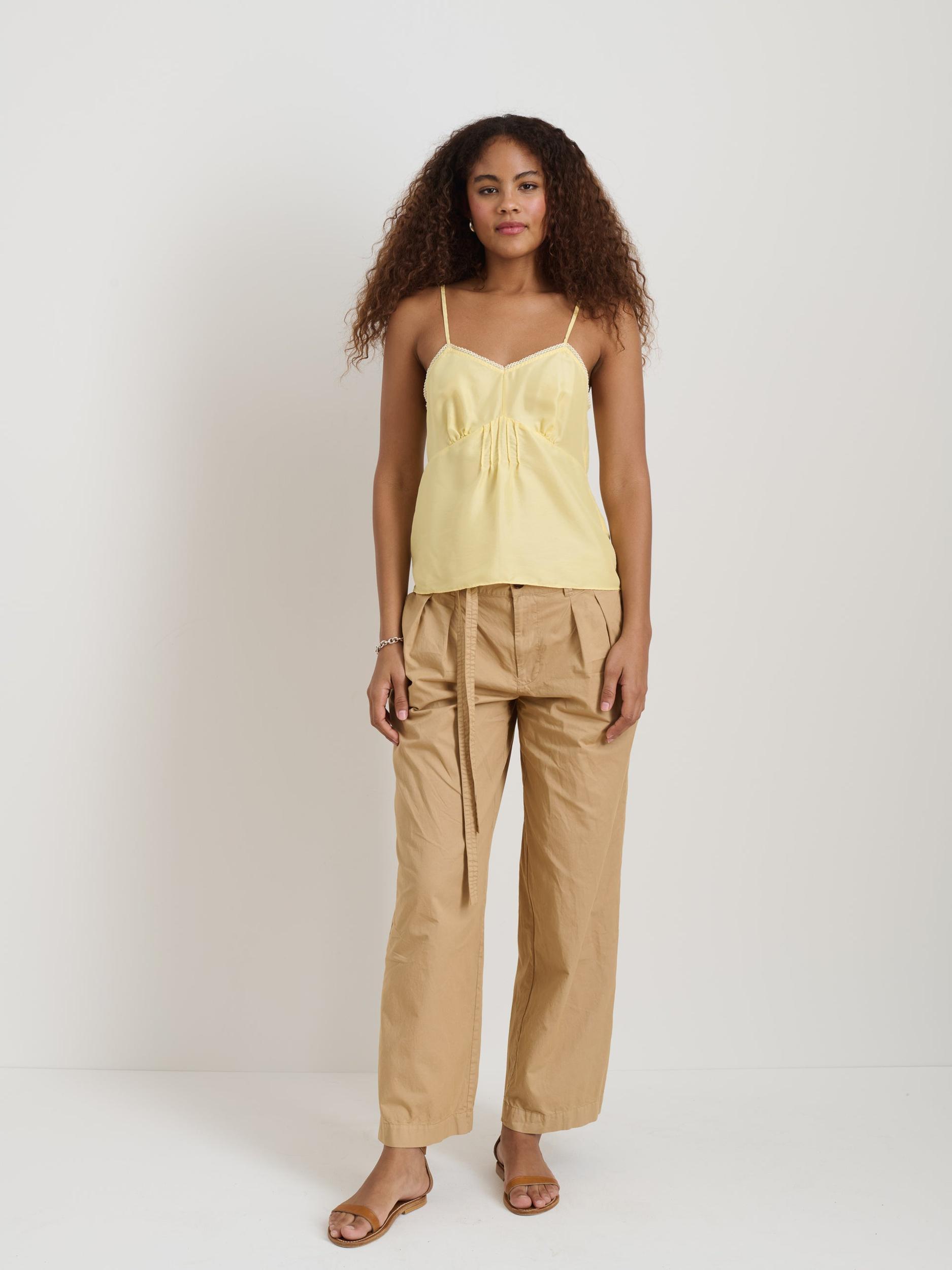 Lilly Cami In Washed Silk Product Image