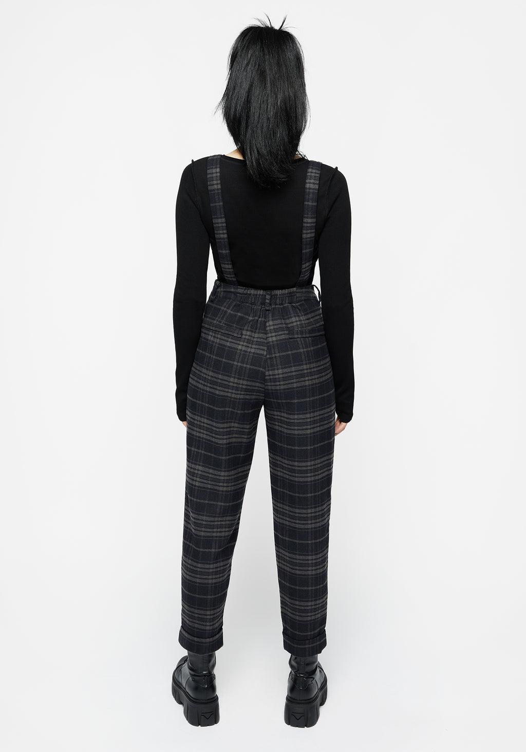 Reckless Distressed Check Trousers Product Image