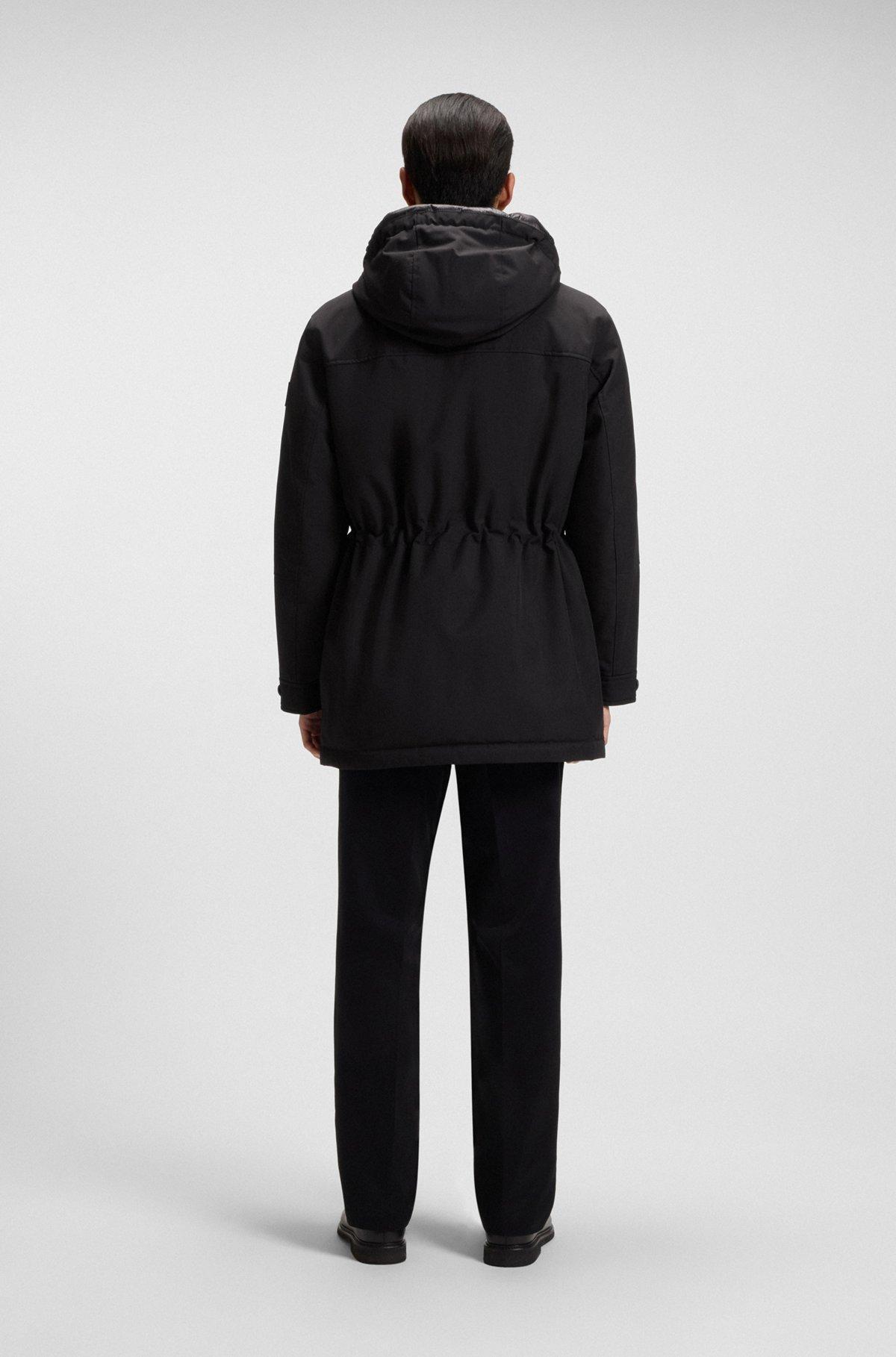 Cropped down jacket with water-repellent finish Product Image