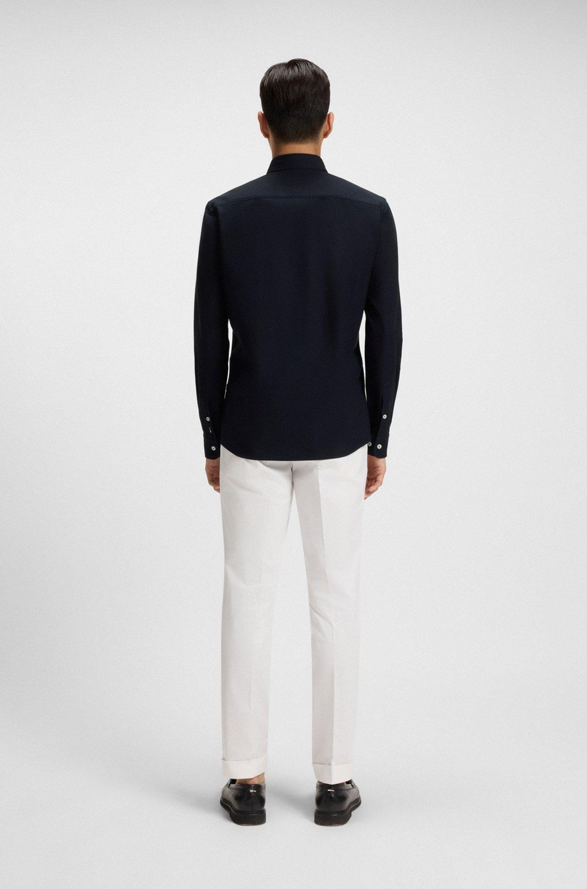 Slim-fit shirt in Italian cotton Product Image