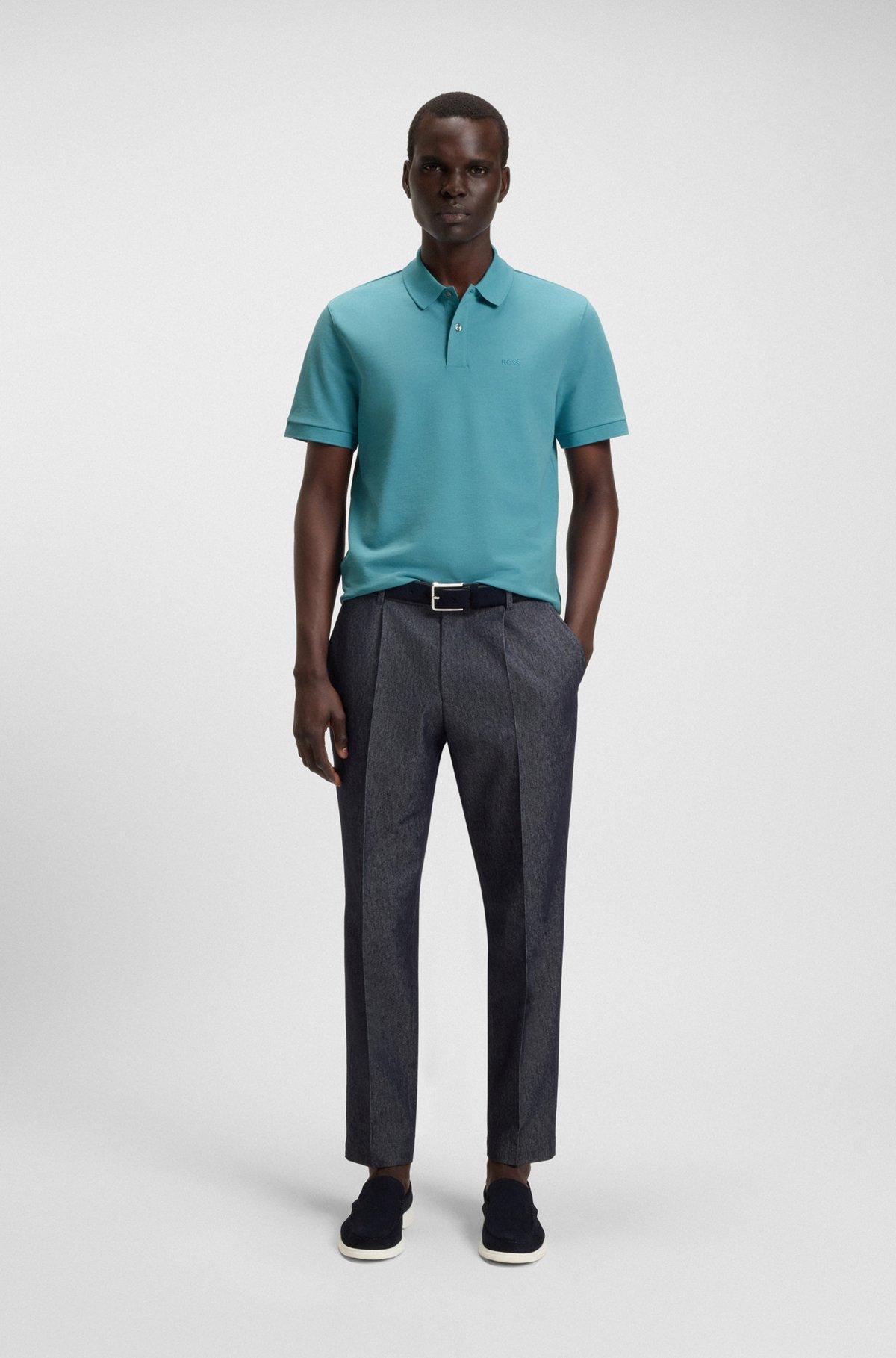 Pallas polo shirt in cotton piqué with logo details Product Image