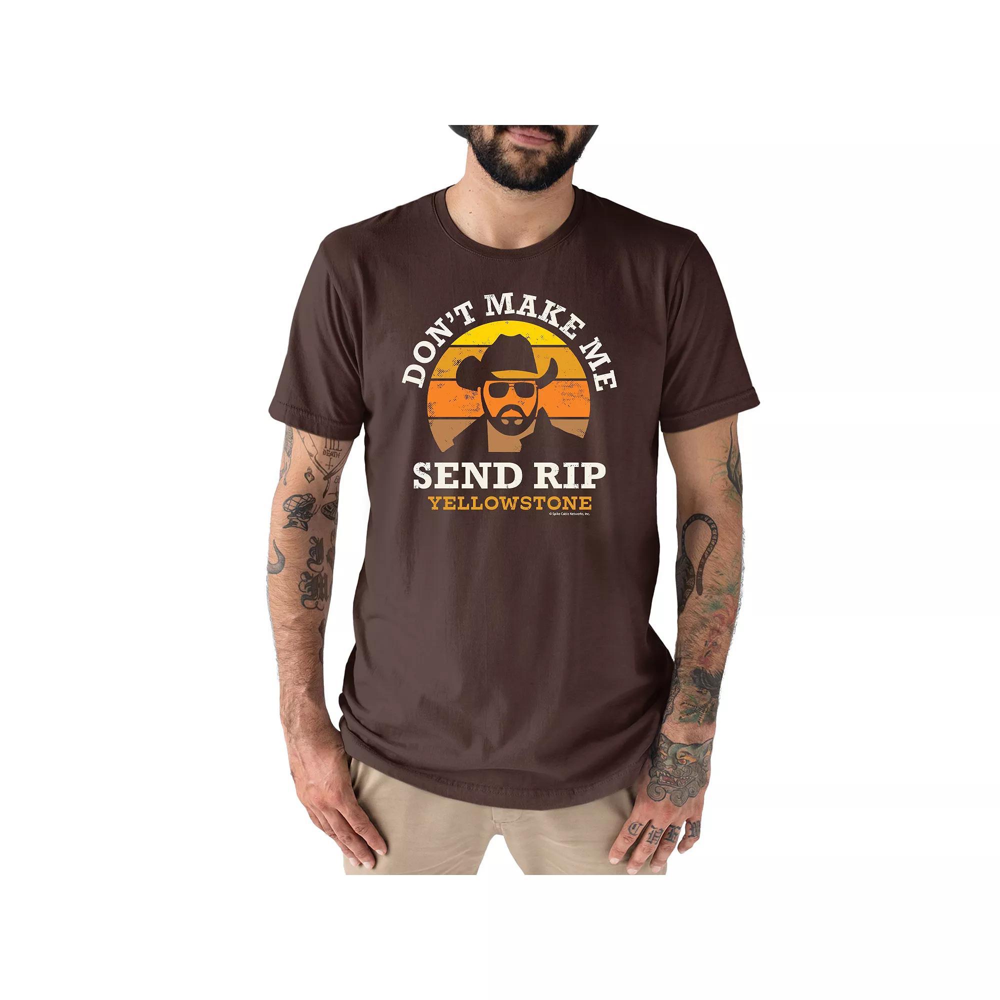 Big & Tall Yellowstone Send RIP Tee, Men's,  Product Image