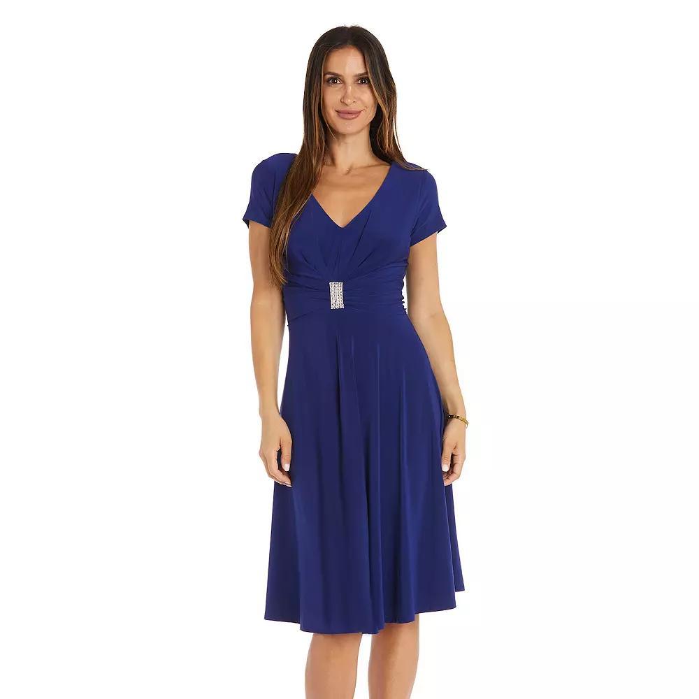 Women's R&M Richards Sculpt Waist Fit And Flare Dress,  Product Image