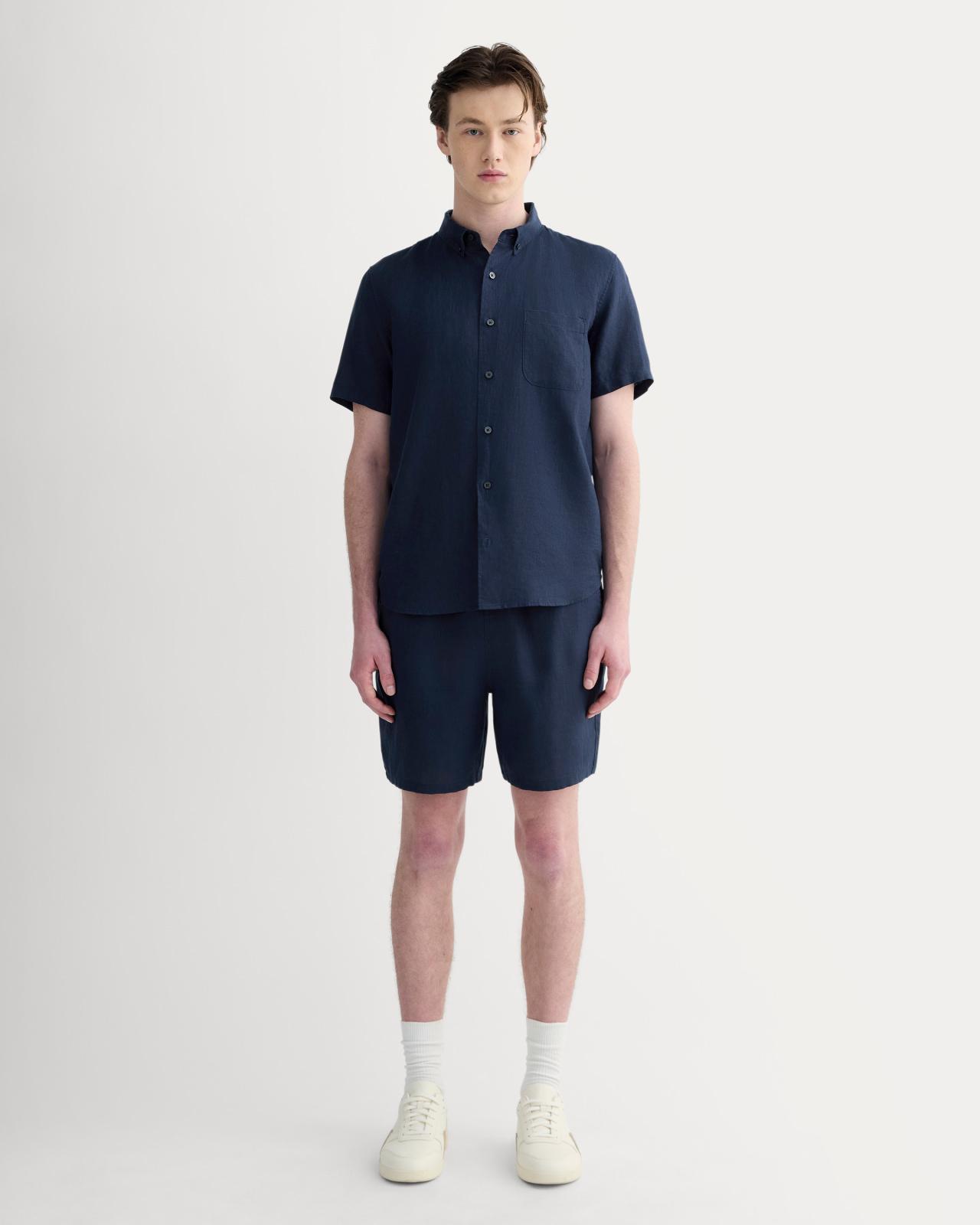 Mens Classic Short-Sleeve Shirt in Linen by Everlane Product Image
