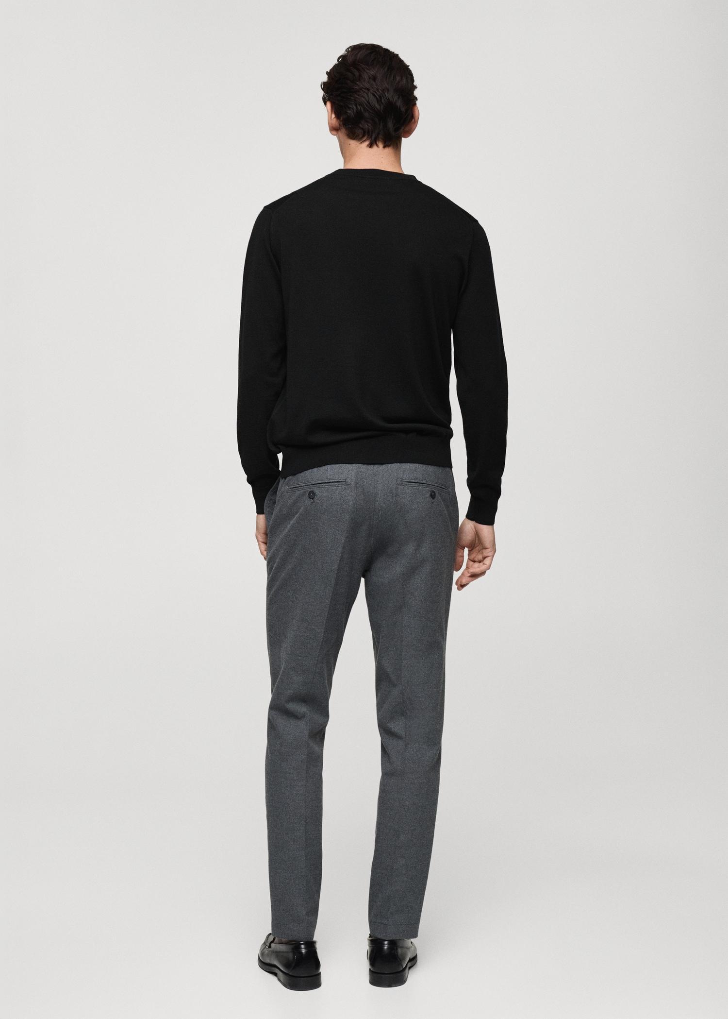 100% merino wool sweater - Men | MANGO USA Product Image