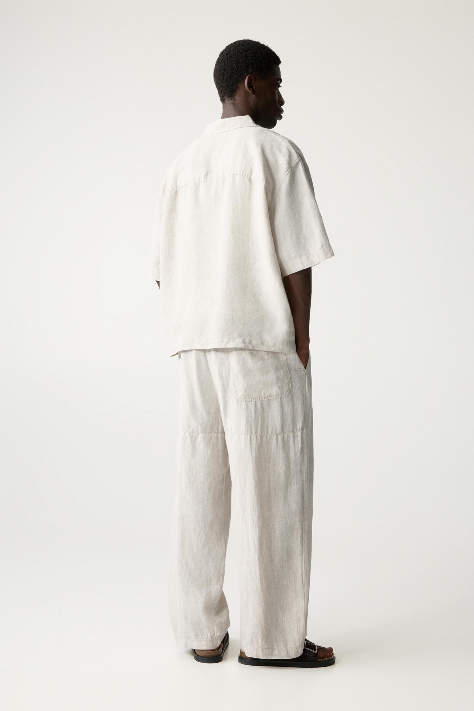 100% linen sweatpants Product Image