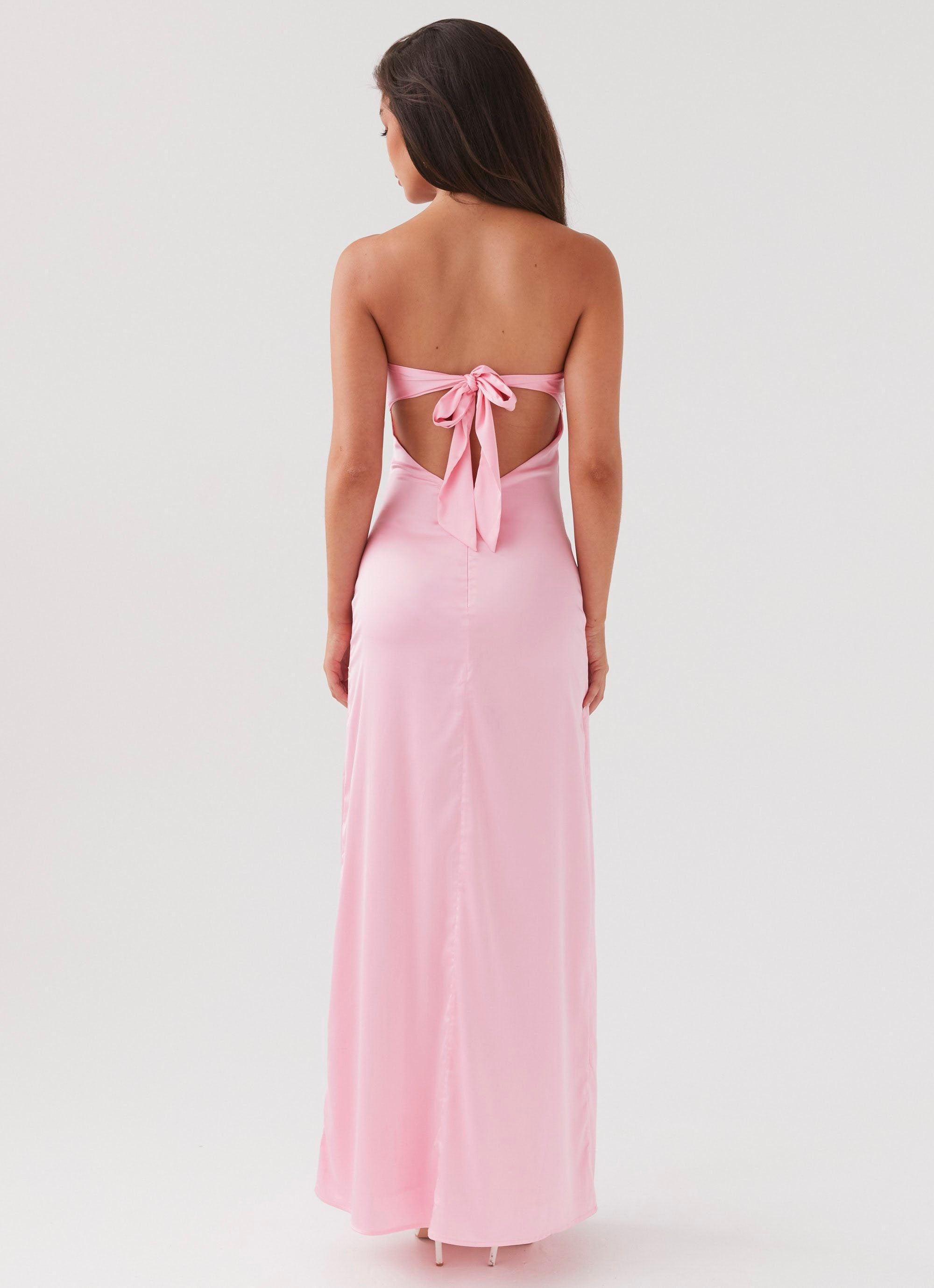 Tropicana Satin Maxi Dress - Candy Product Image