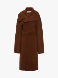 WRAP COAT in brown | JW Anderson US  Product Image