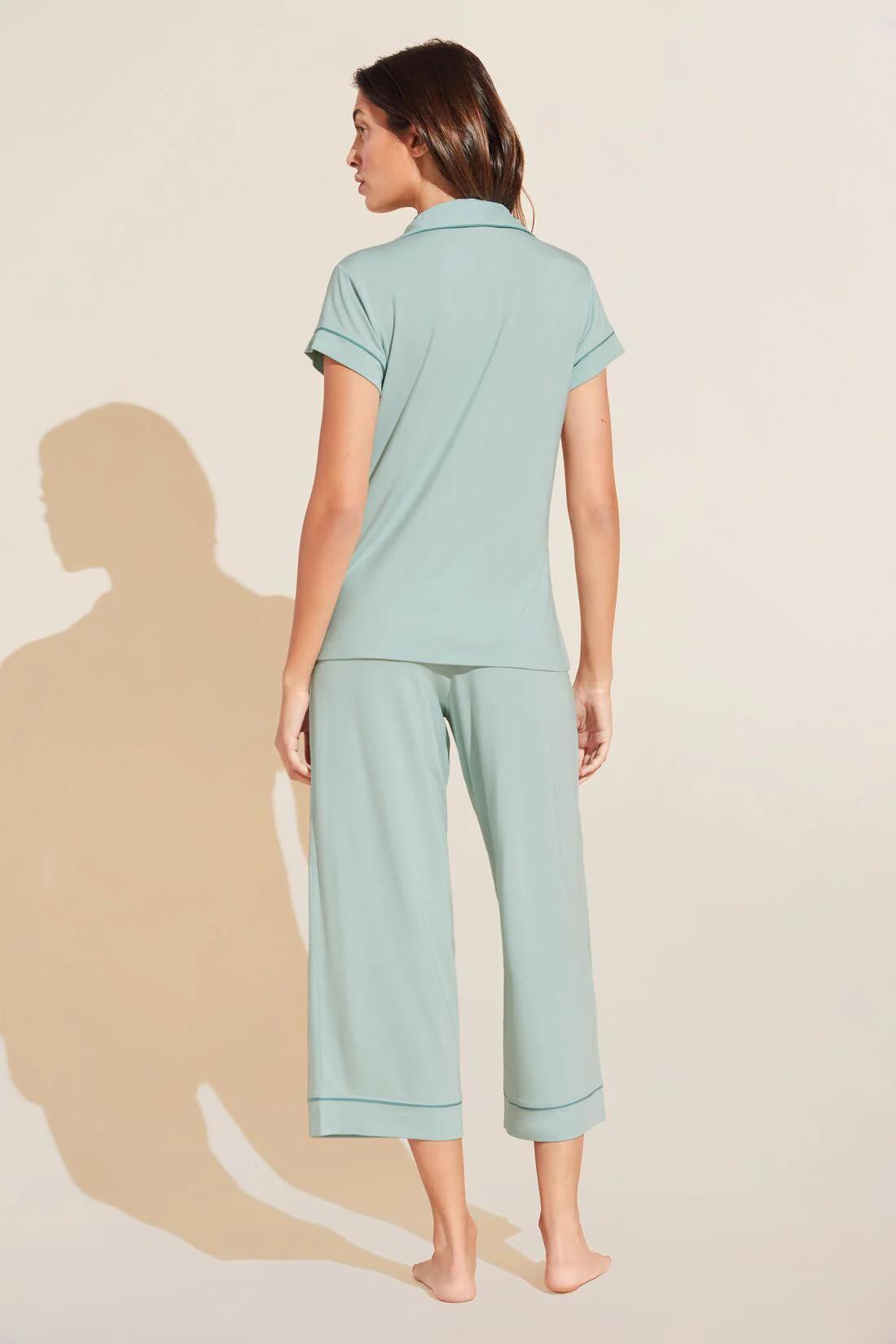 Gisele TENCEL™ Modal Short Sleeve Cropped PJ Set Product Image