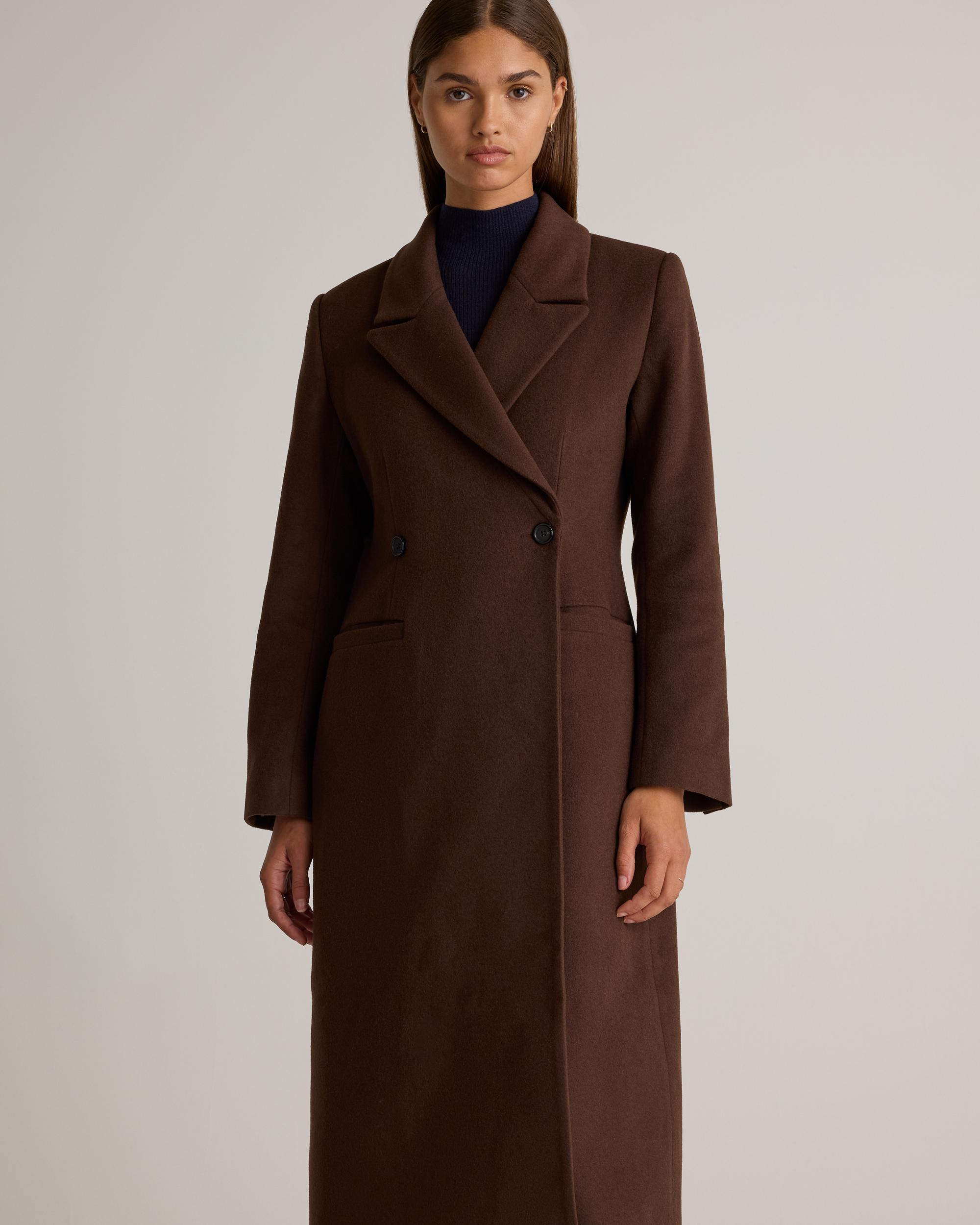 Quince | Women's Italian Wool Tailored Coat Size XL, Wool/Nylon Product Image