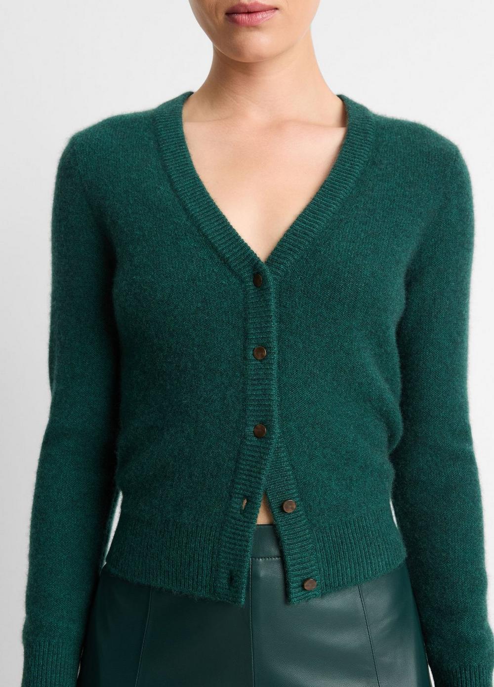 Plush Cashmere Cardigan Product Image