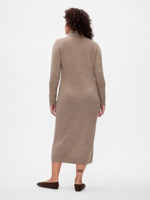 CashSoft Turtleneck Maxi Sweater Dress Product Image