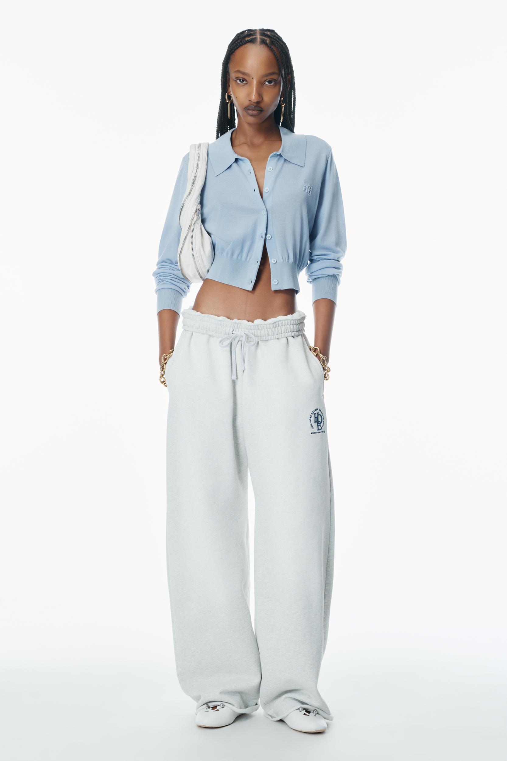 High-frequency Stacked Logo Cardigan In Merino Wool Product Image