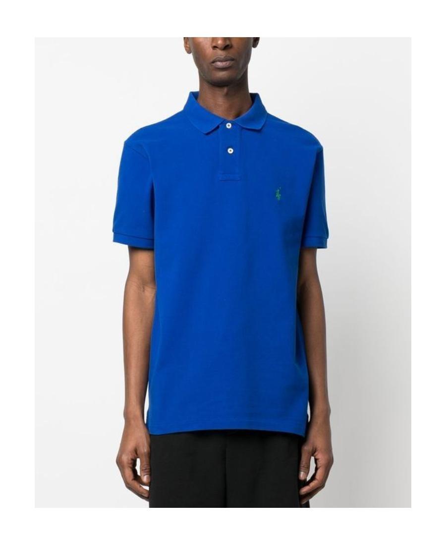 POLO RALPH LAUREN Short-sleeve Polo Shirt In Blue Product Image