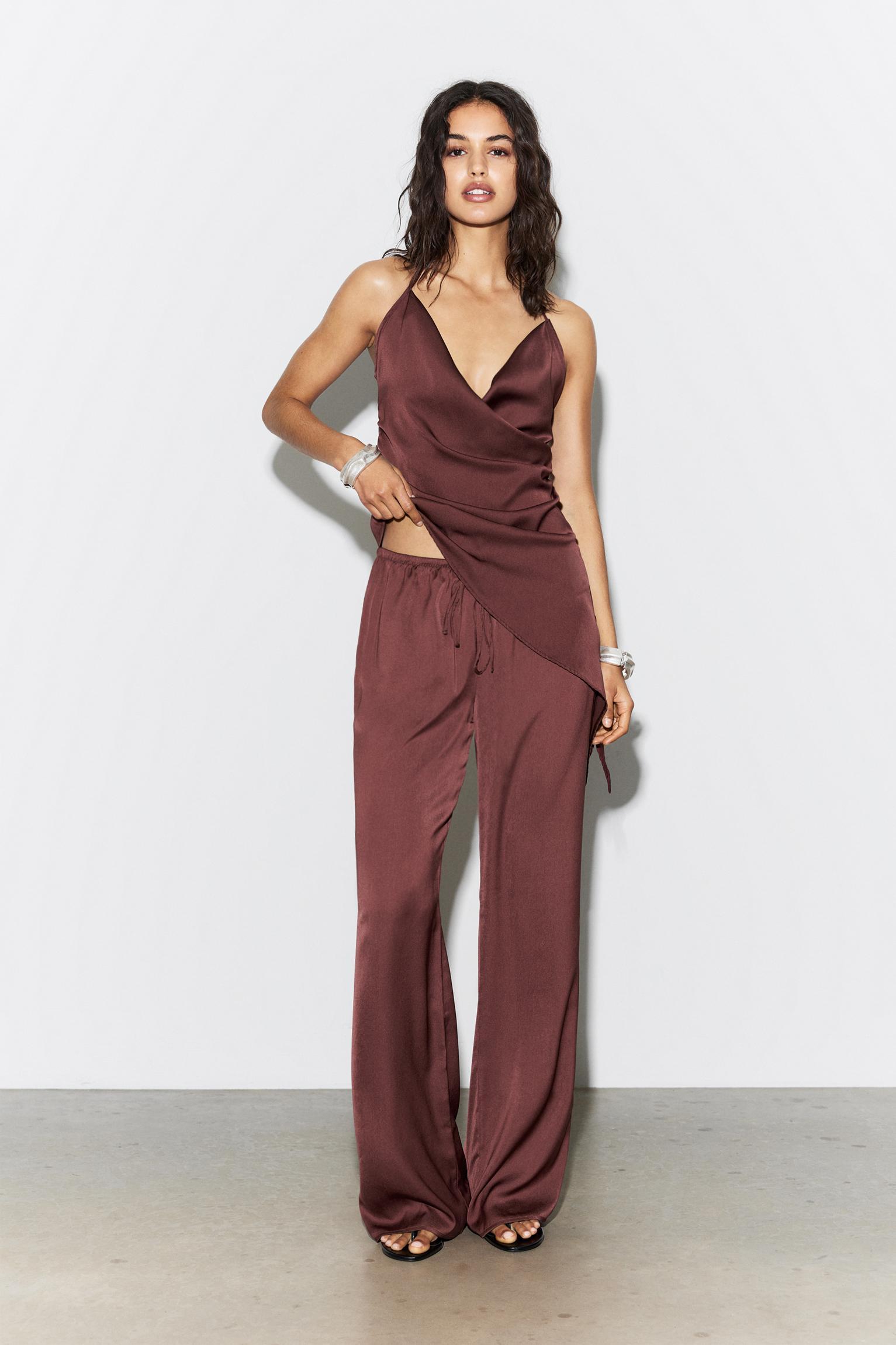 Satin sweatpants Product Image