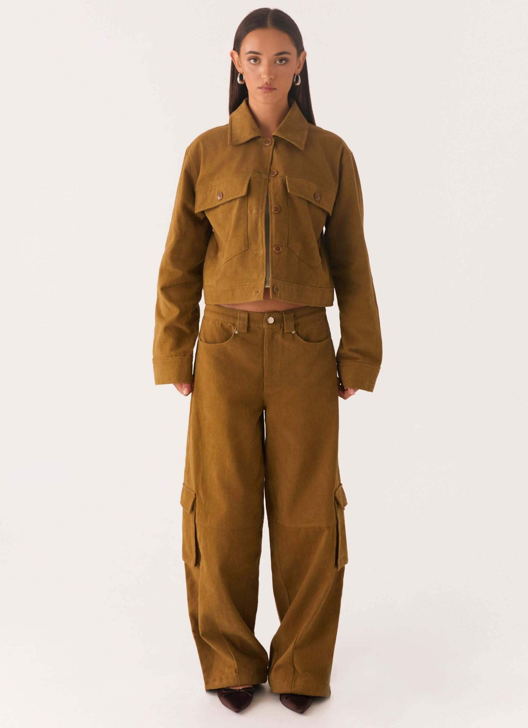 Back In Time Cargo Pant - Brown Product Image