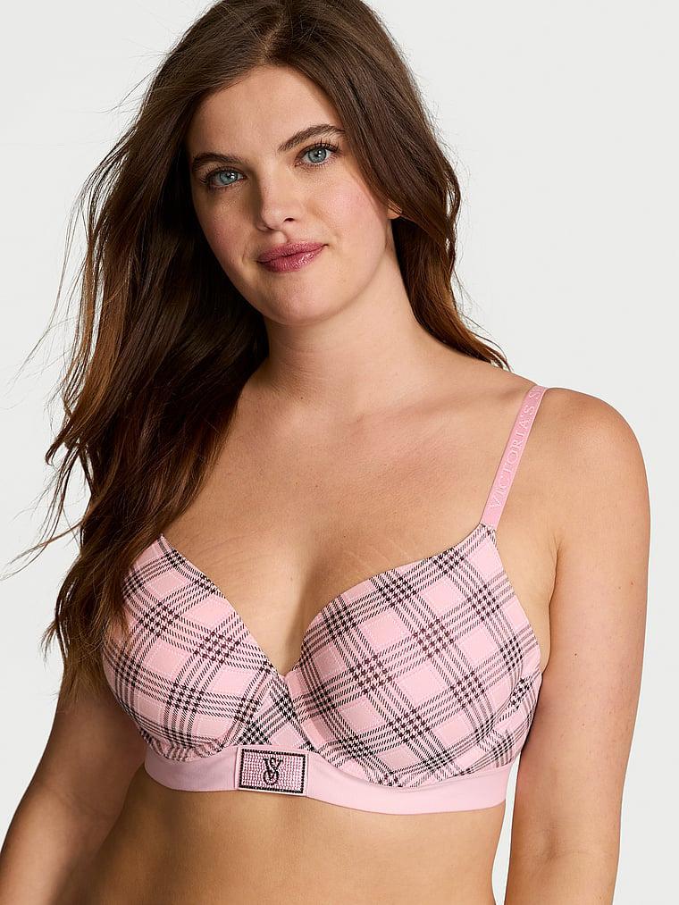 Shine Patch Lightly Lined Full-Coverage Bra Product Image