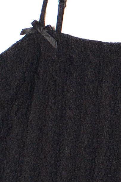 Bow Detail Lined Lace Mini Dress Product Image