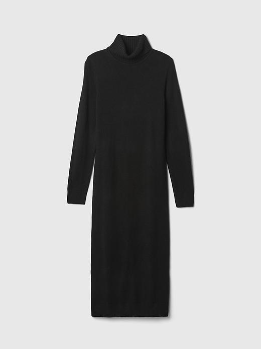 CashSoft Turtleneck Maxi Sweater Dress Product Image