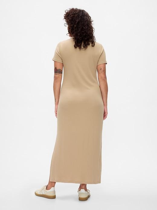 Modern Rib Maxi T-Shirt Dress Product Image