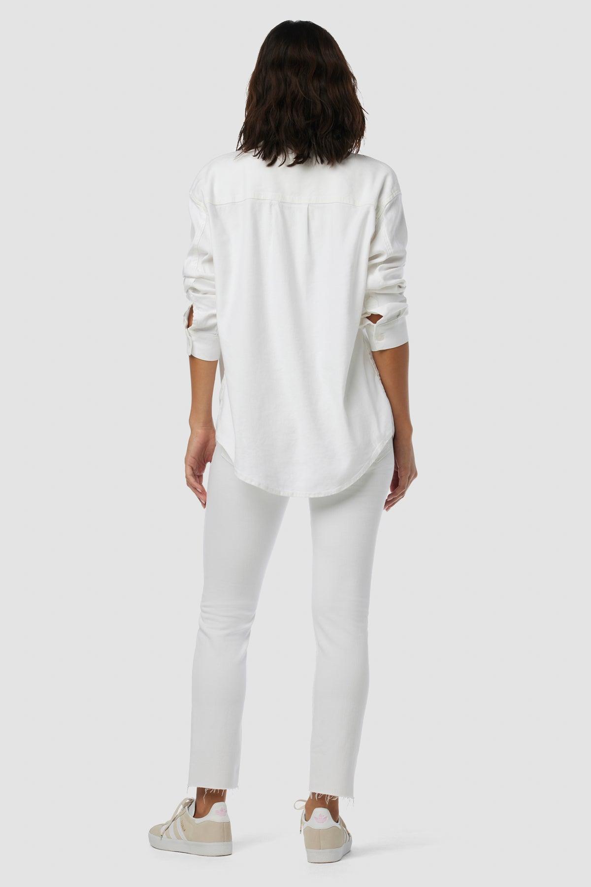 Oversized Button Down Shirt Female Product Image
