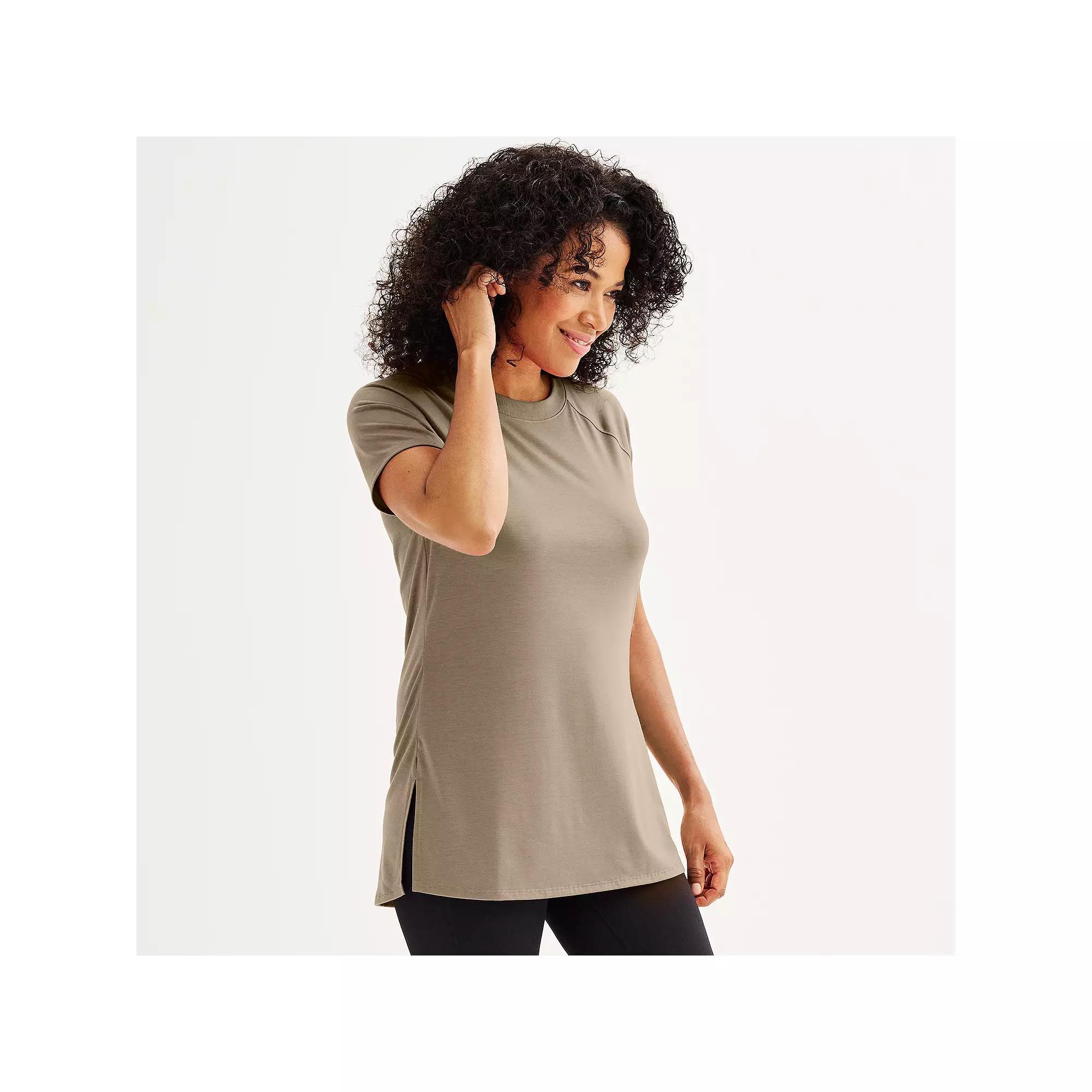 Women's Tek Gear® Essential Short Sleeve Tunic Tee,  Product Image