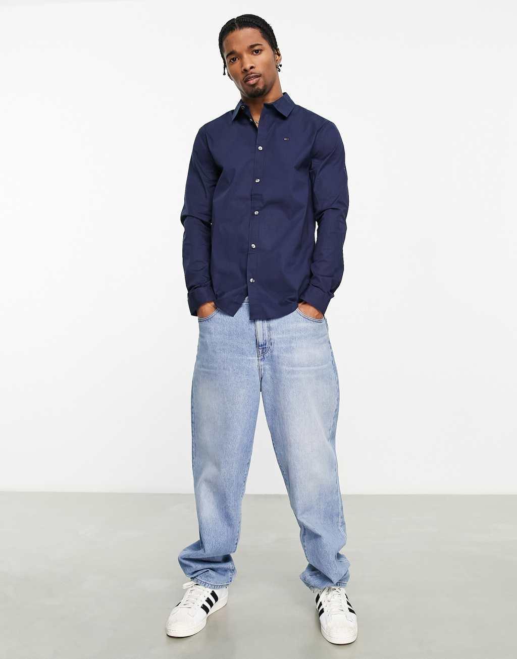 Tommy Jeans slim fit stretch shirt Product Image