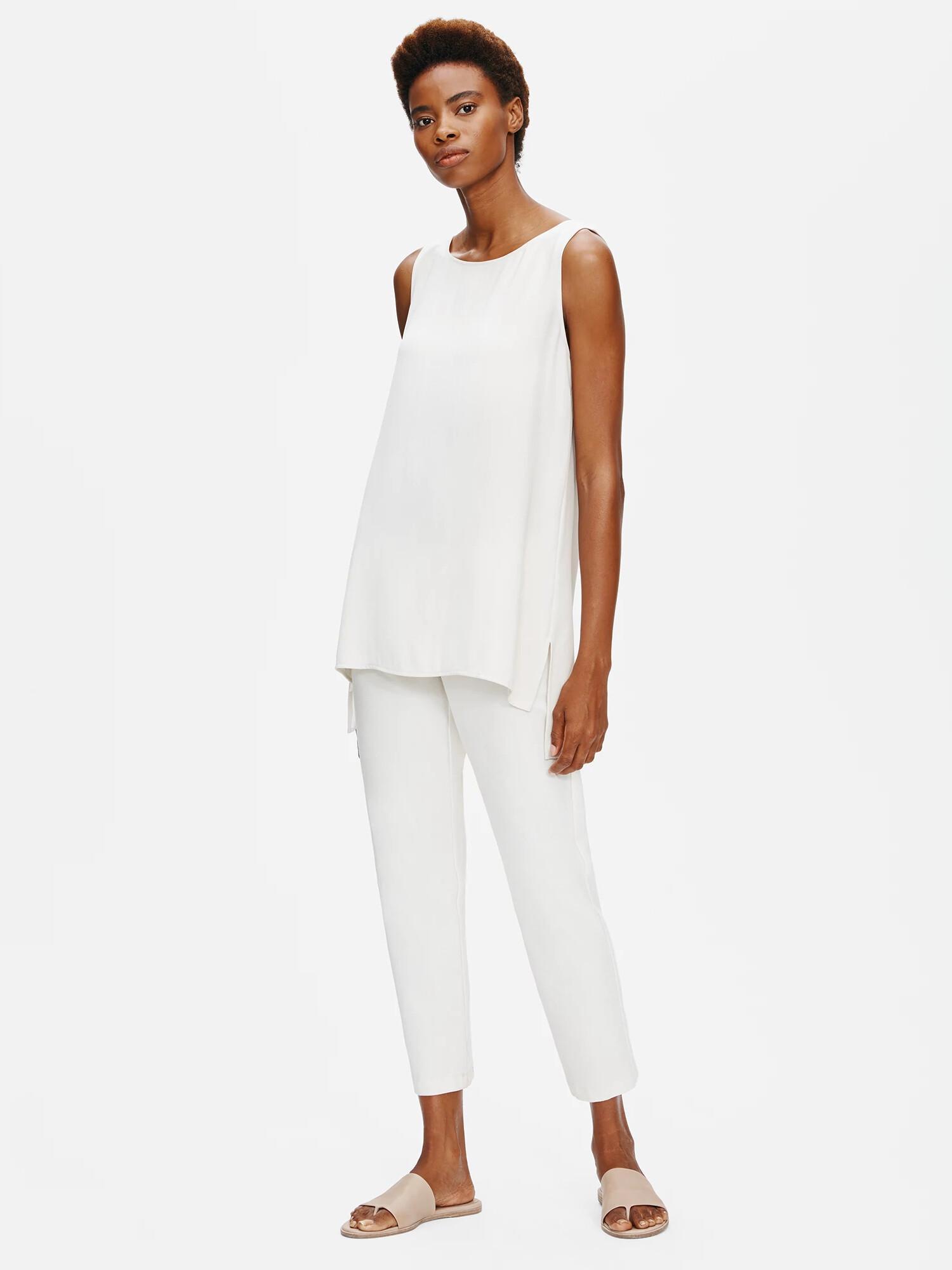 System Washable Stretch Crepe Slim Ankle Pant Product Image