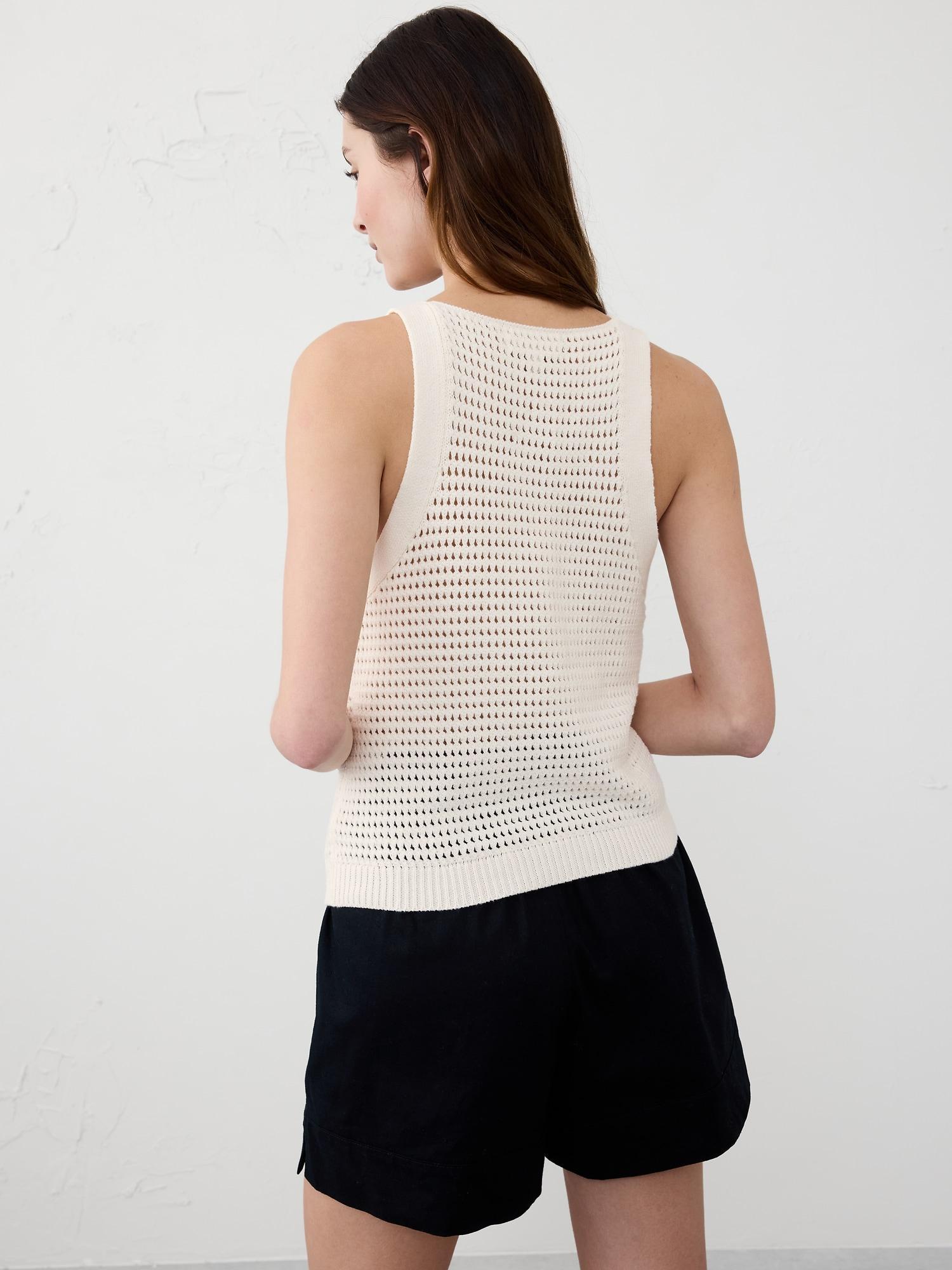 Open Stitch Sweater Tank Product Image