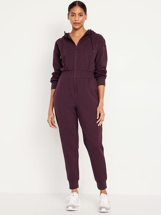 Dynamic Fleece Hooded Jumpsuit Product Image