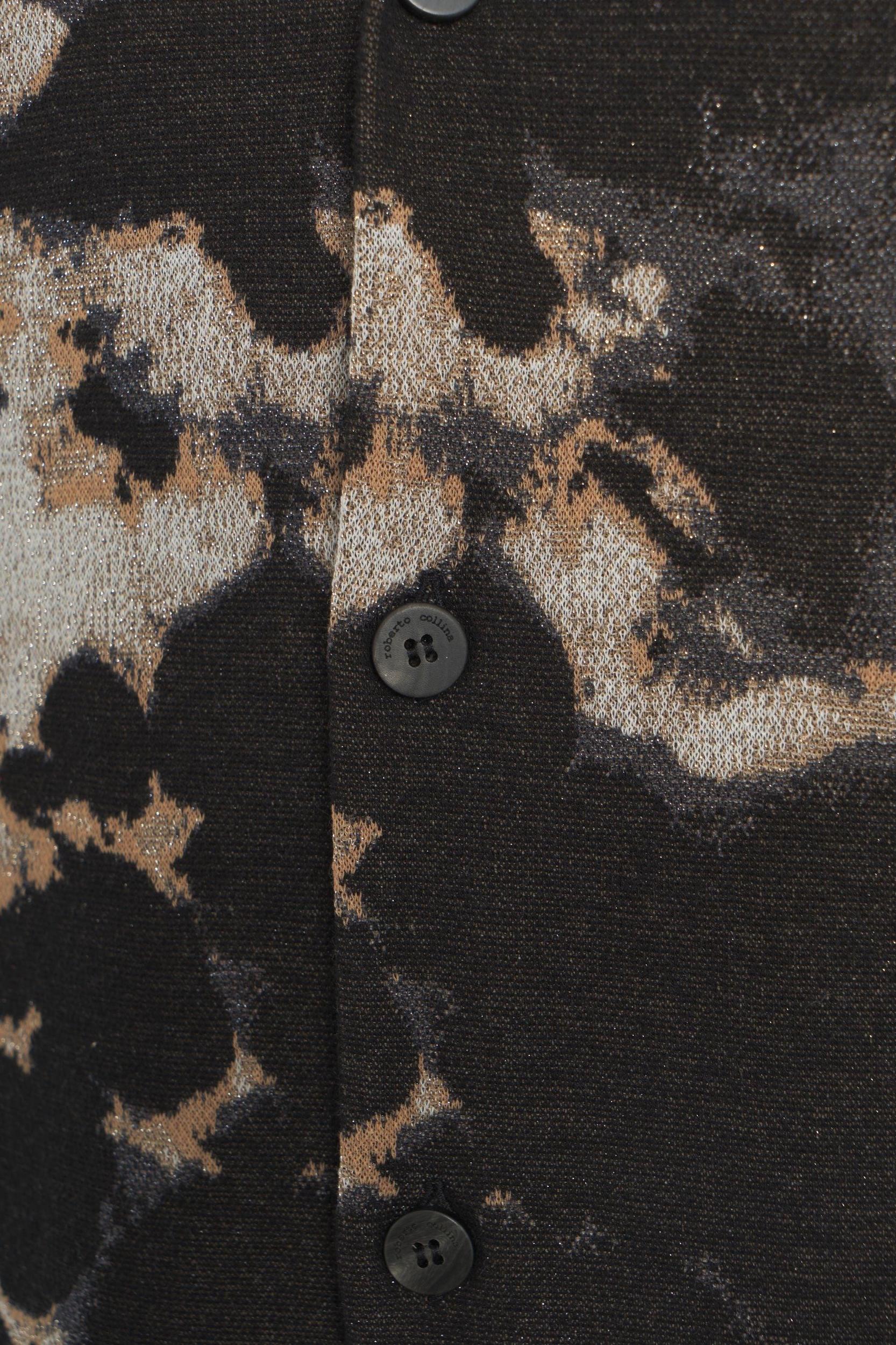 Knit shirt with print Product Image