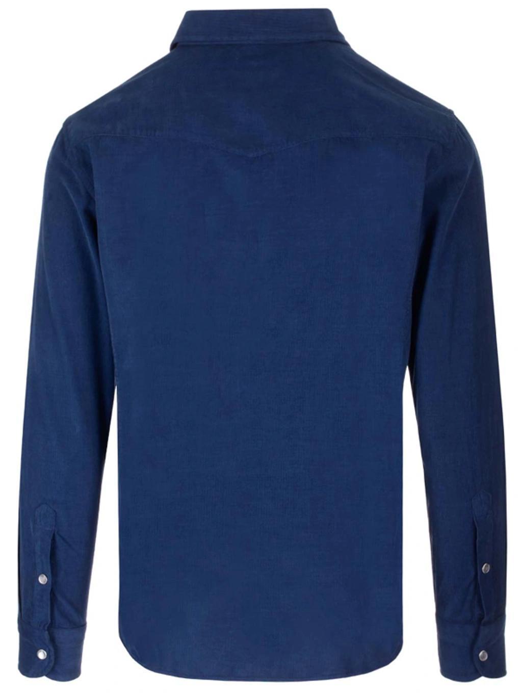 TOM FORD Buttoned Long In Blue Product Image