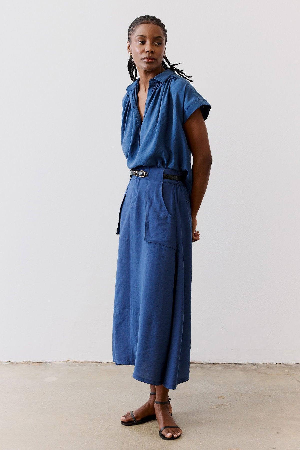 Light Poplin Utility Skirt Product Image