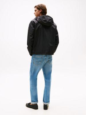 Water-Repellent Hooded Windbreaker Product Image