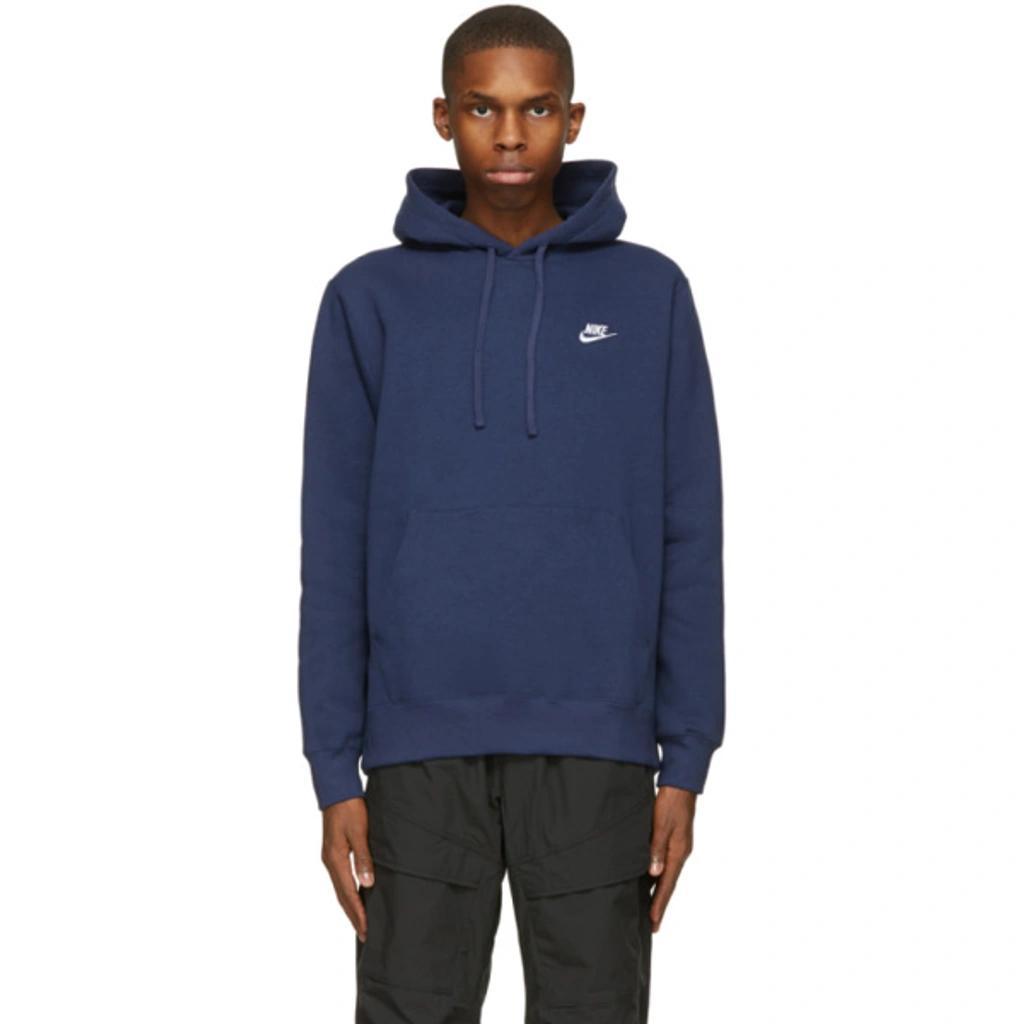 NIKE Navy Sportswear Club Hoodie Product Image