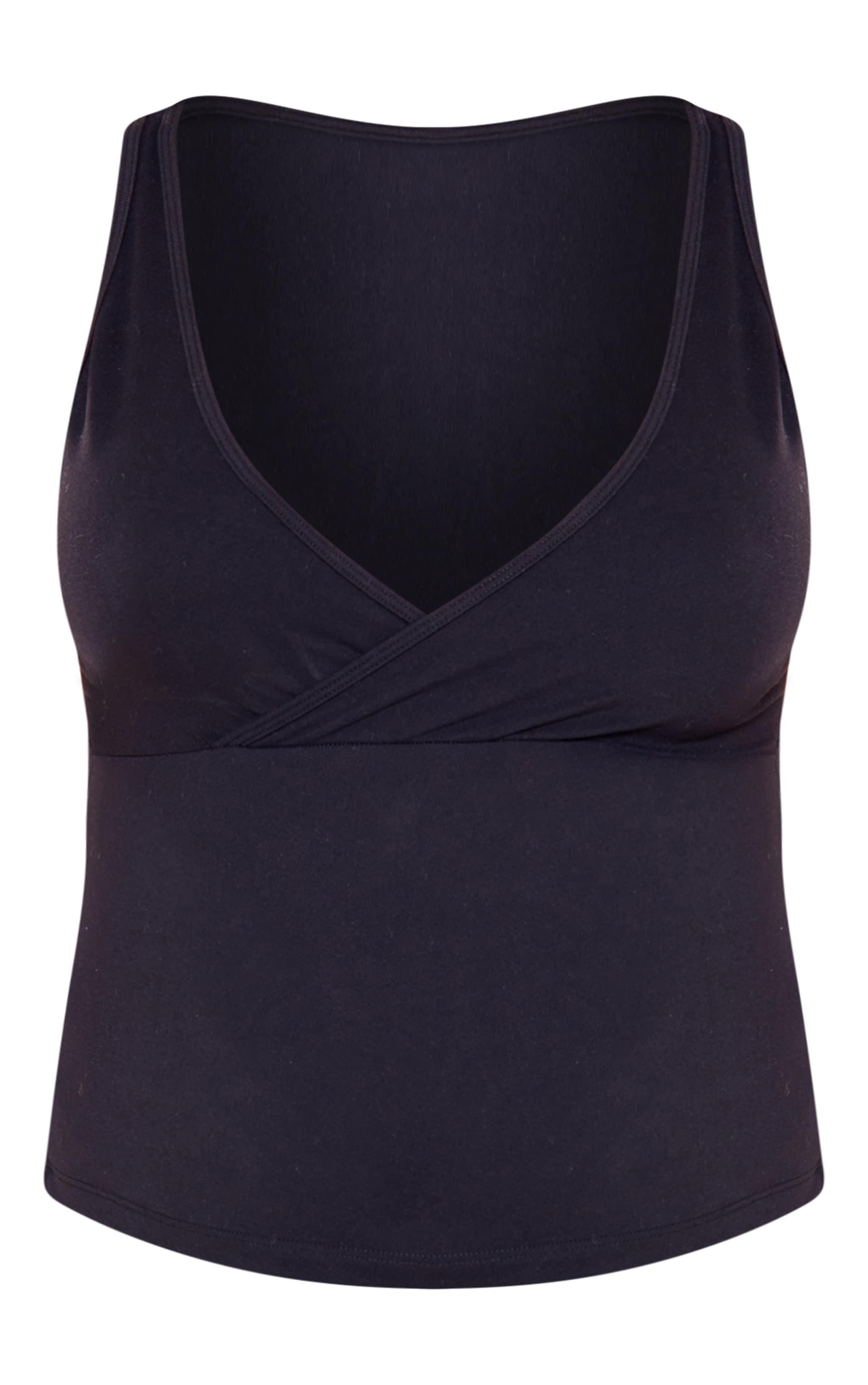 Maternity Black Snatched Sculpt Tank Top Product Image