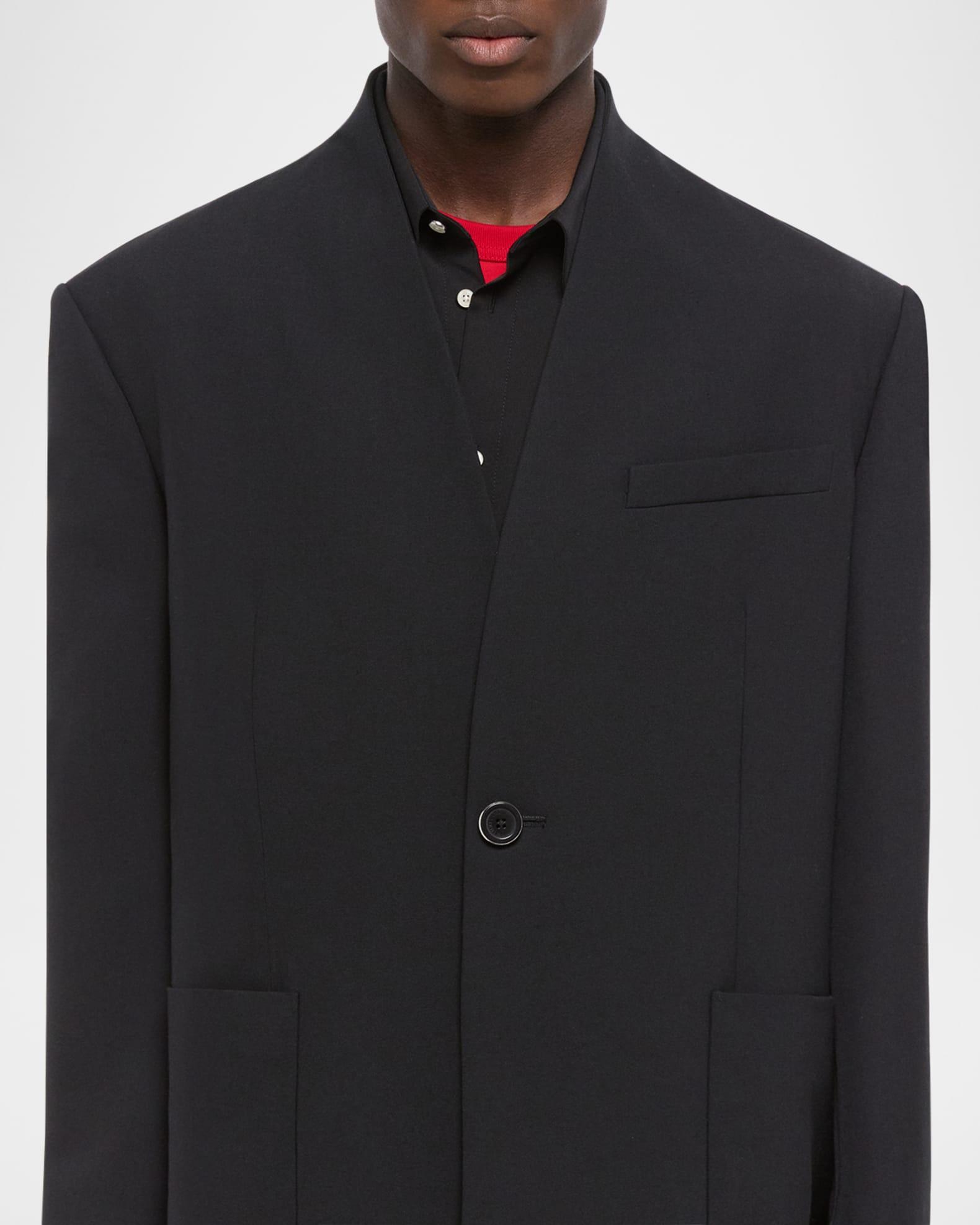 Men's Shawl-Lapel Single-Breasted Blazer Product Image