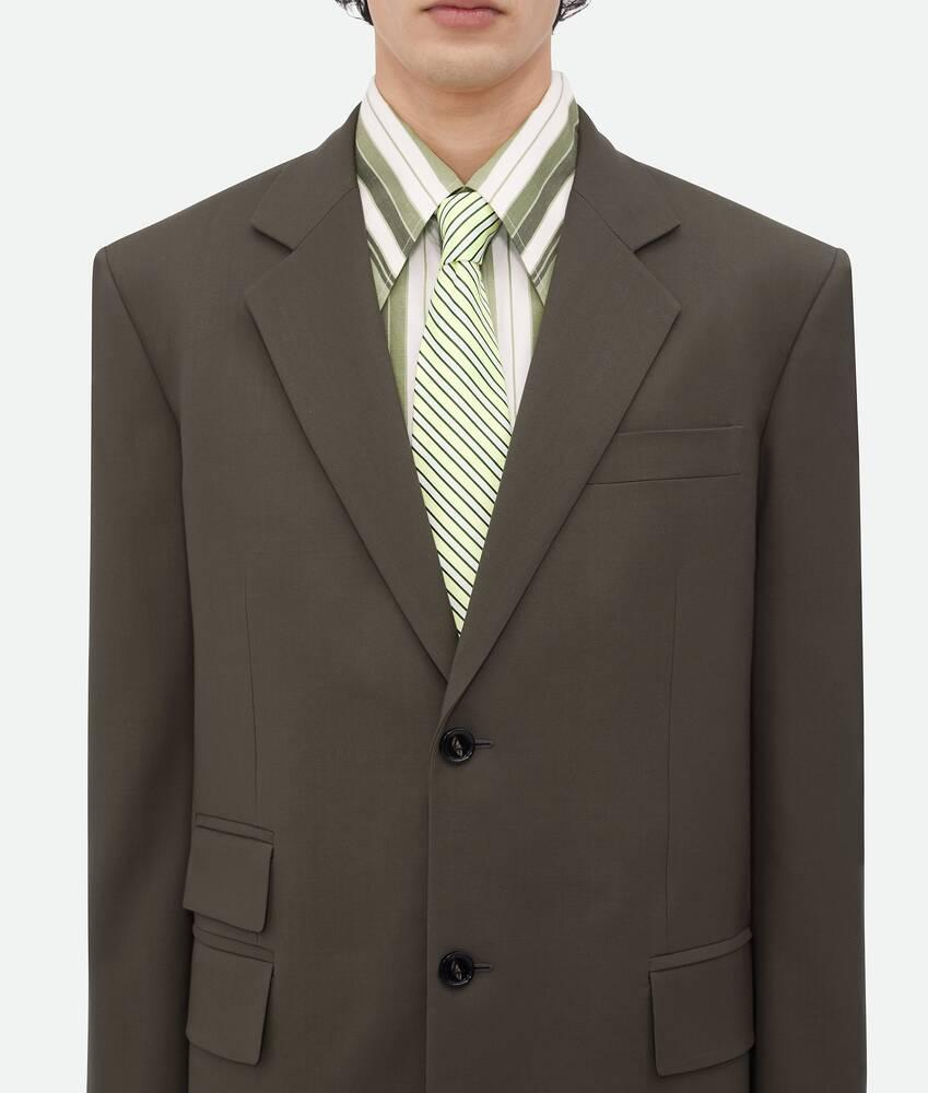 Men's Light Wool Twill Jacket in Olive Product Image
