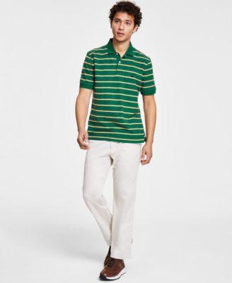 Nautica Classic Fit Striped Deck Polo (Bright ) Men's Clothing Product Image