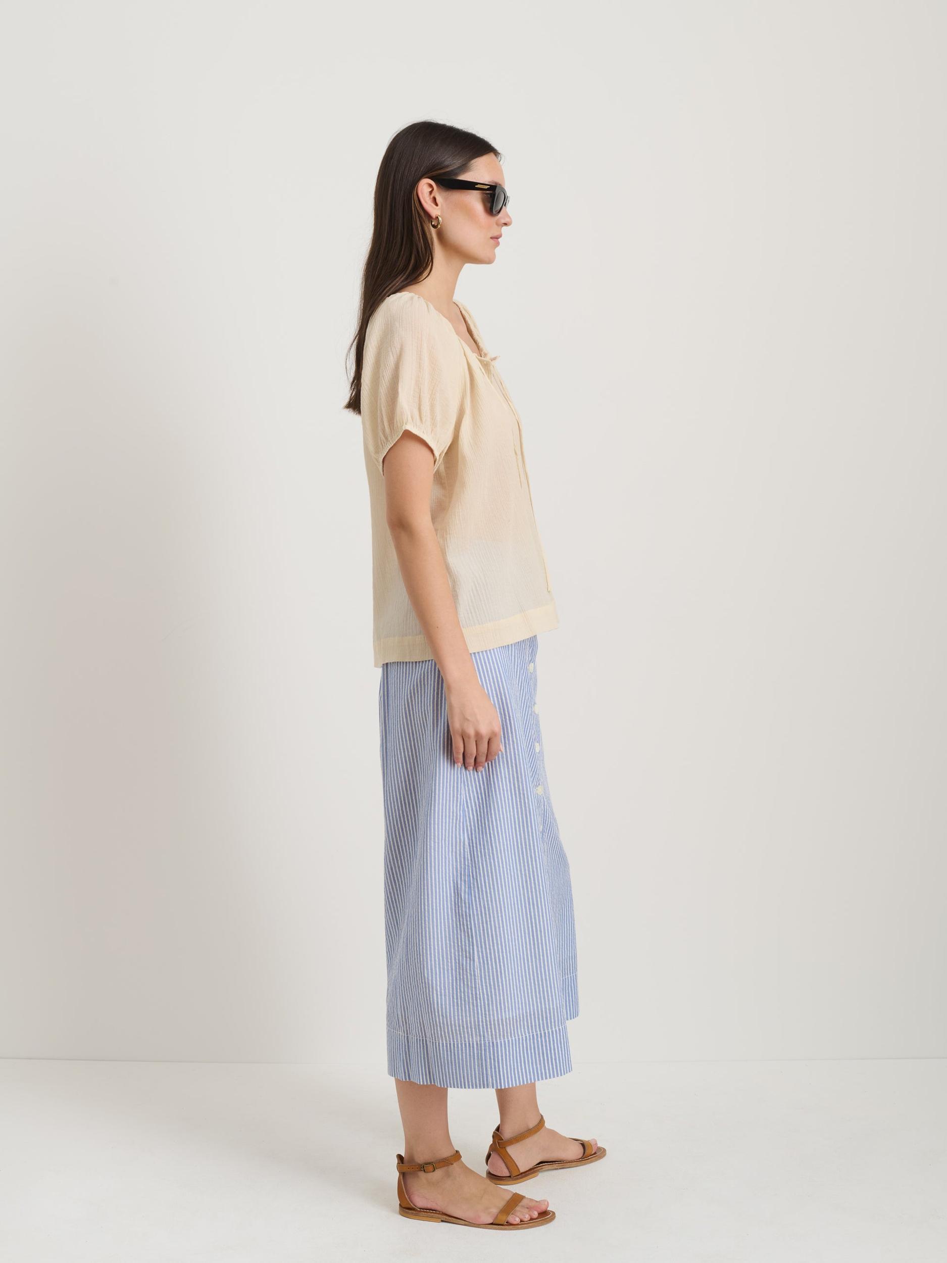 Rose Top In Crinkle Cotton Product Image