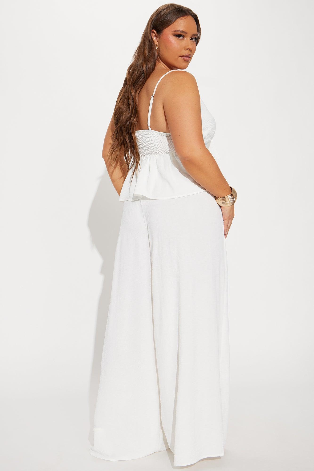 Amina Pant Set - White Product Image